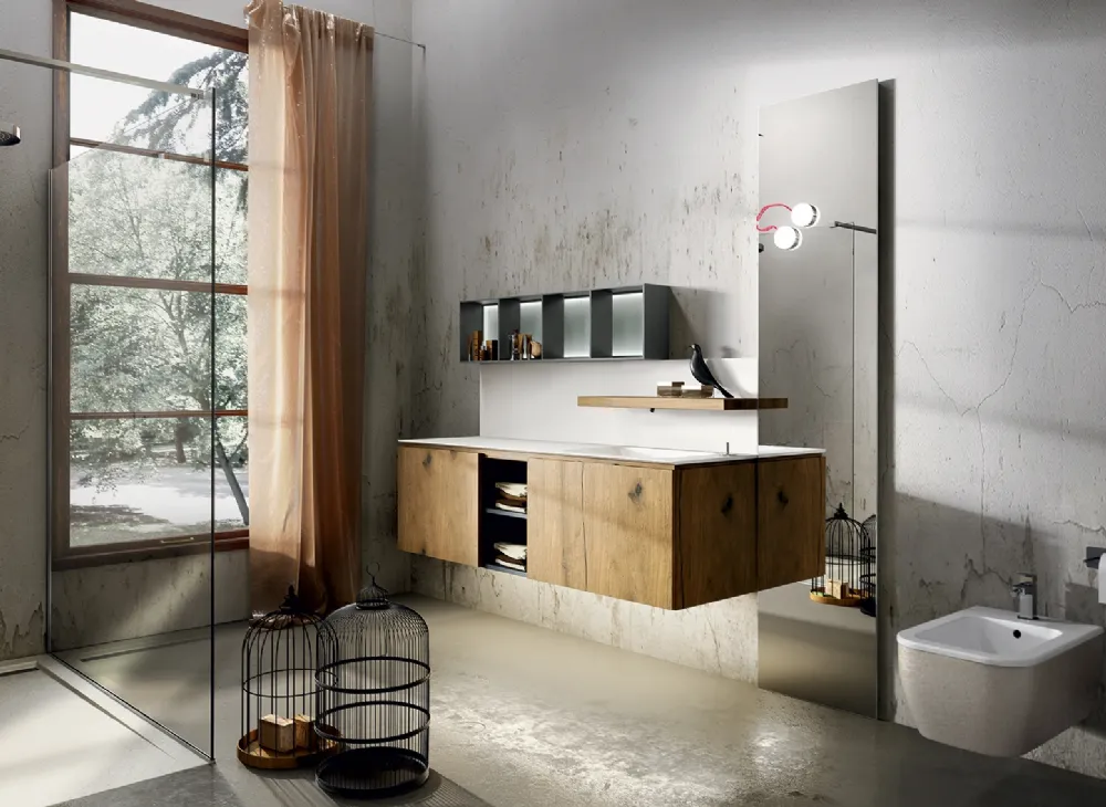 Mobile bagno in rovere maia di edone for Arredo bagno foggia Mobile bagno in rovere maia di edone for Arredo bagno foggia