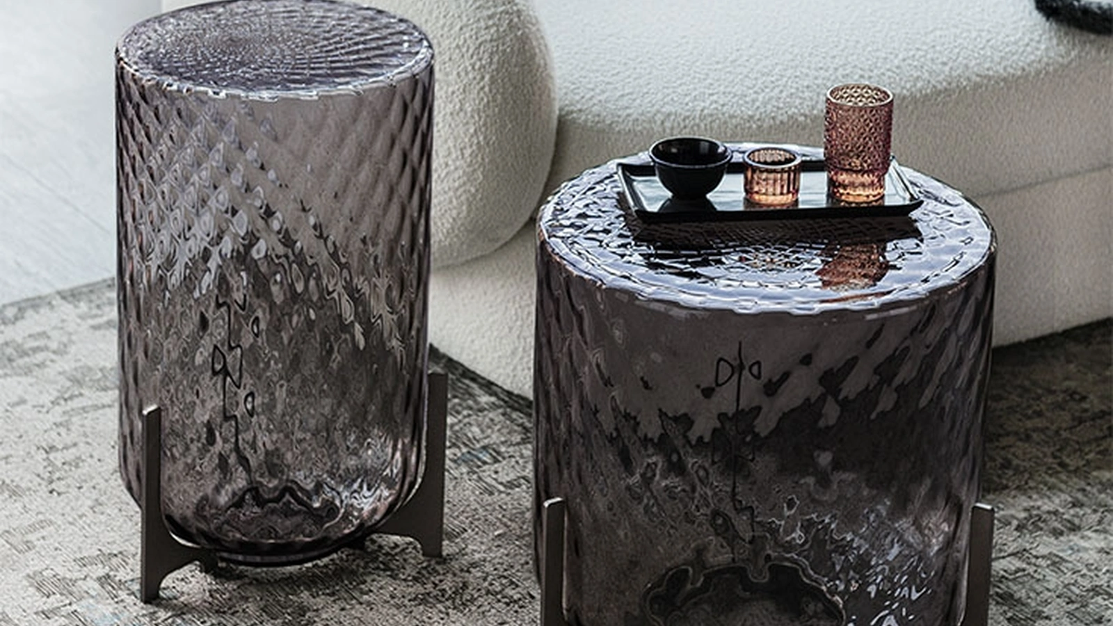 Tavolino in vetro soffiato Dodo di Cattelan Italia