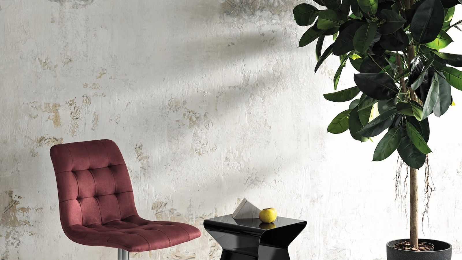 Tavolino Kito in acciaio laccato di Bontempi