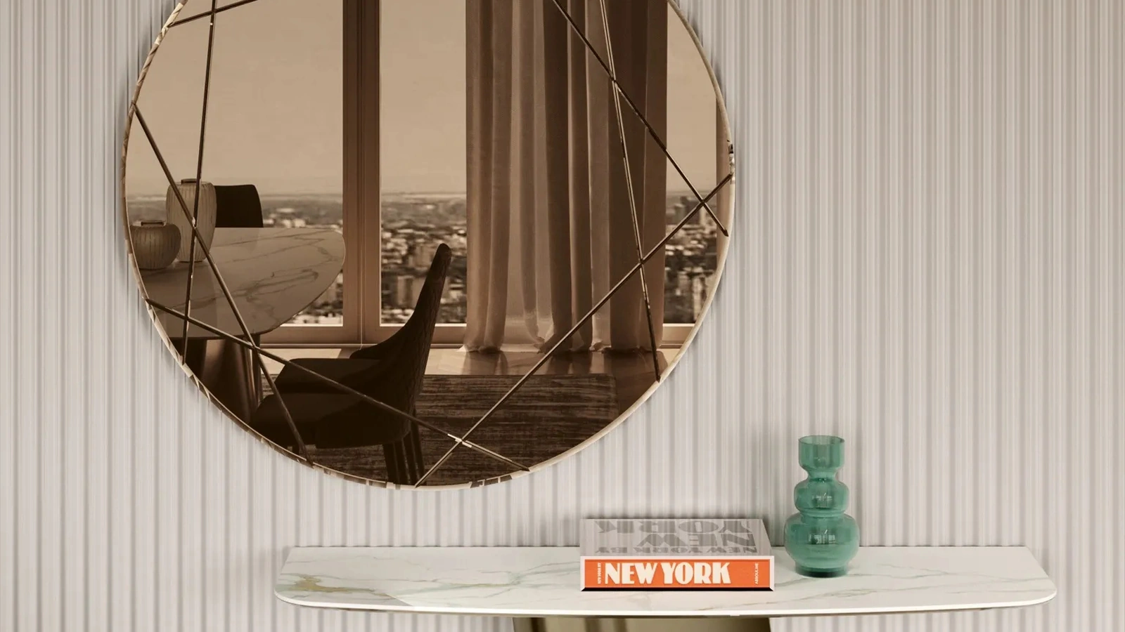 Specchio rotondo Coco di Bontempi