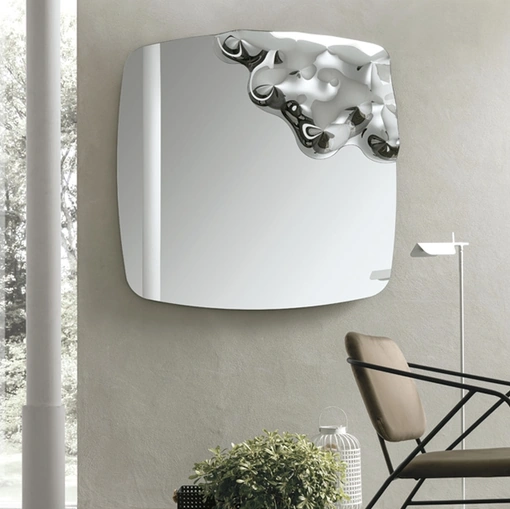 Specchiera in vetro curvato Horus di Target Point