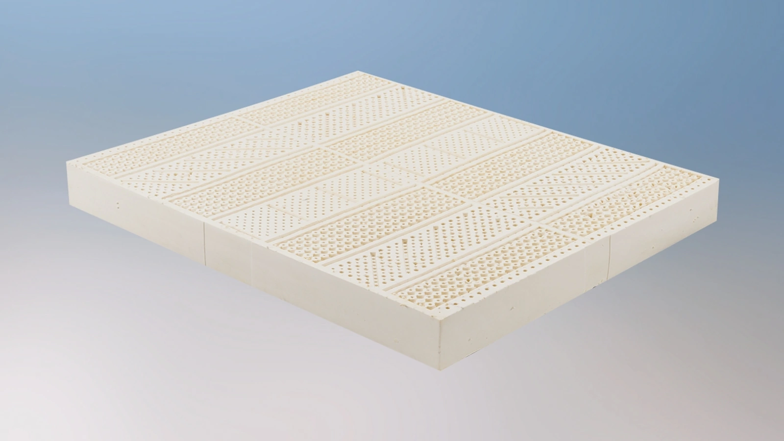Materasso matrimoniale in lattice naturale traspirante e indeformabile Ergolatex de Il Benessere