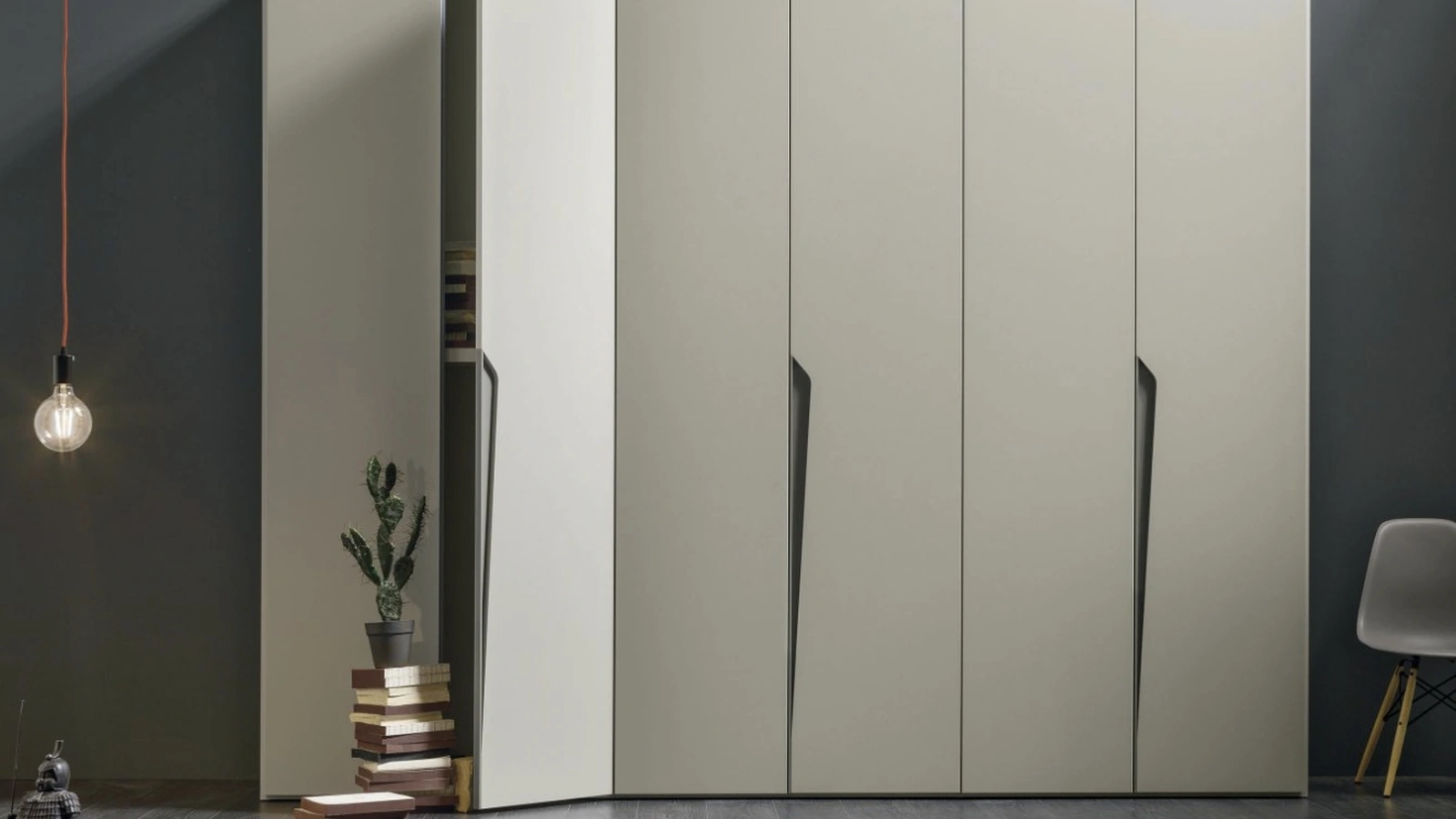 Armadio con anta battente Drop di Tomasella