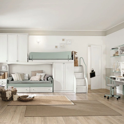 Cameretta a soppalco Arcadia AC022 di Colombini Casa