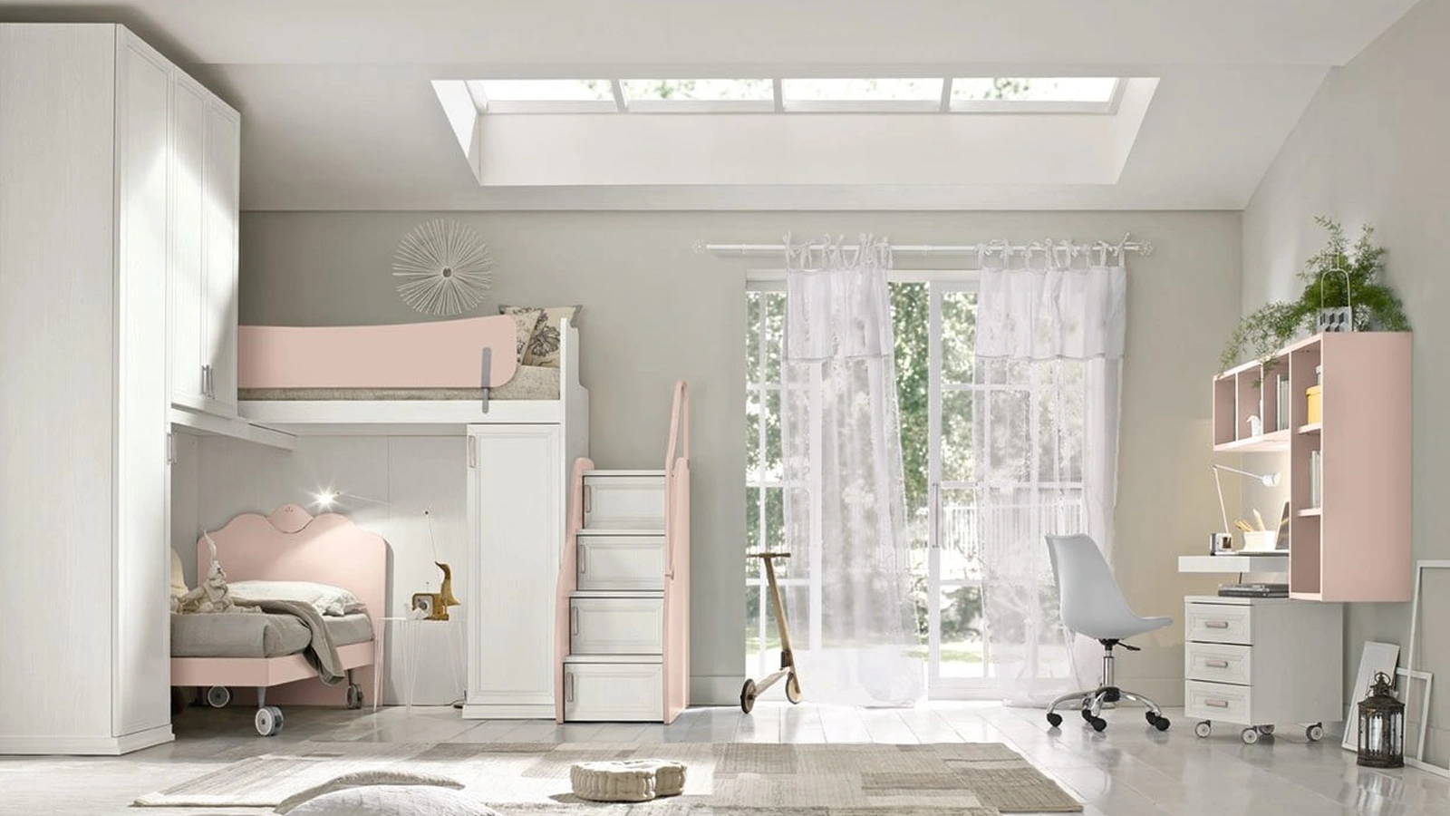 Cameretta a soppalco Arcadia AC023 di Colombini Casa