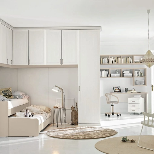 Cameretta a ponte con secondo letto scorrevole Arcadia AC031 di Colombini Casa