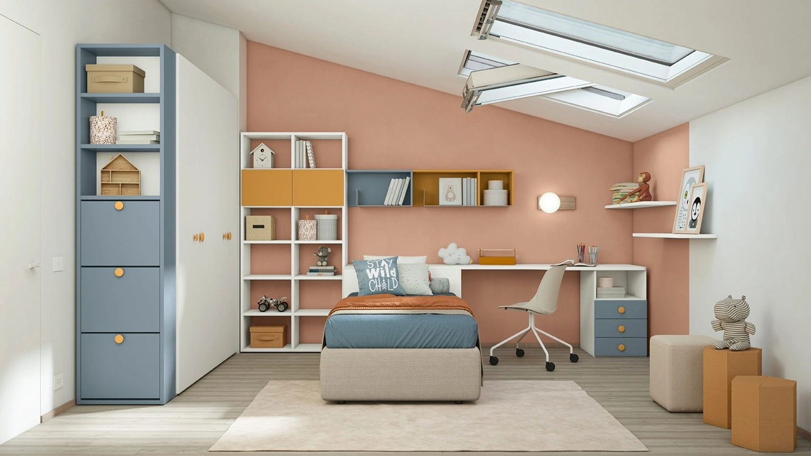 Cameretta Volo Kids C001 di Colombini Casa