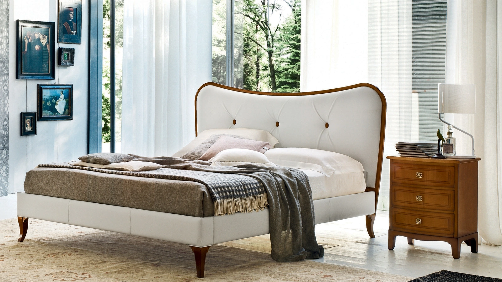 Comodino Cometa in legno di Tiglio di Le Fablier