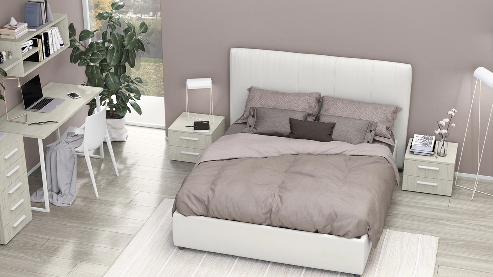 Comodino Volo Master di Colombini Casa