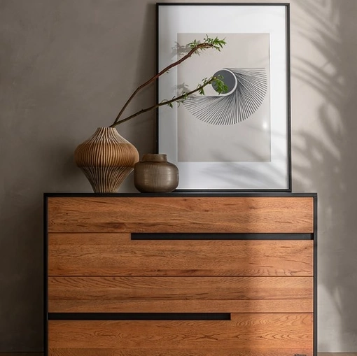 Comò Vienna in rovere di Le Fablier