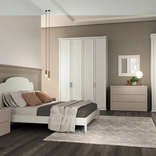 Letto con testiera Arcadia Aida di Colombini Casa