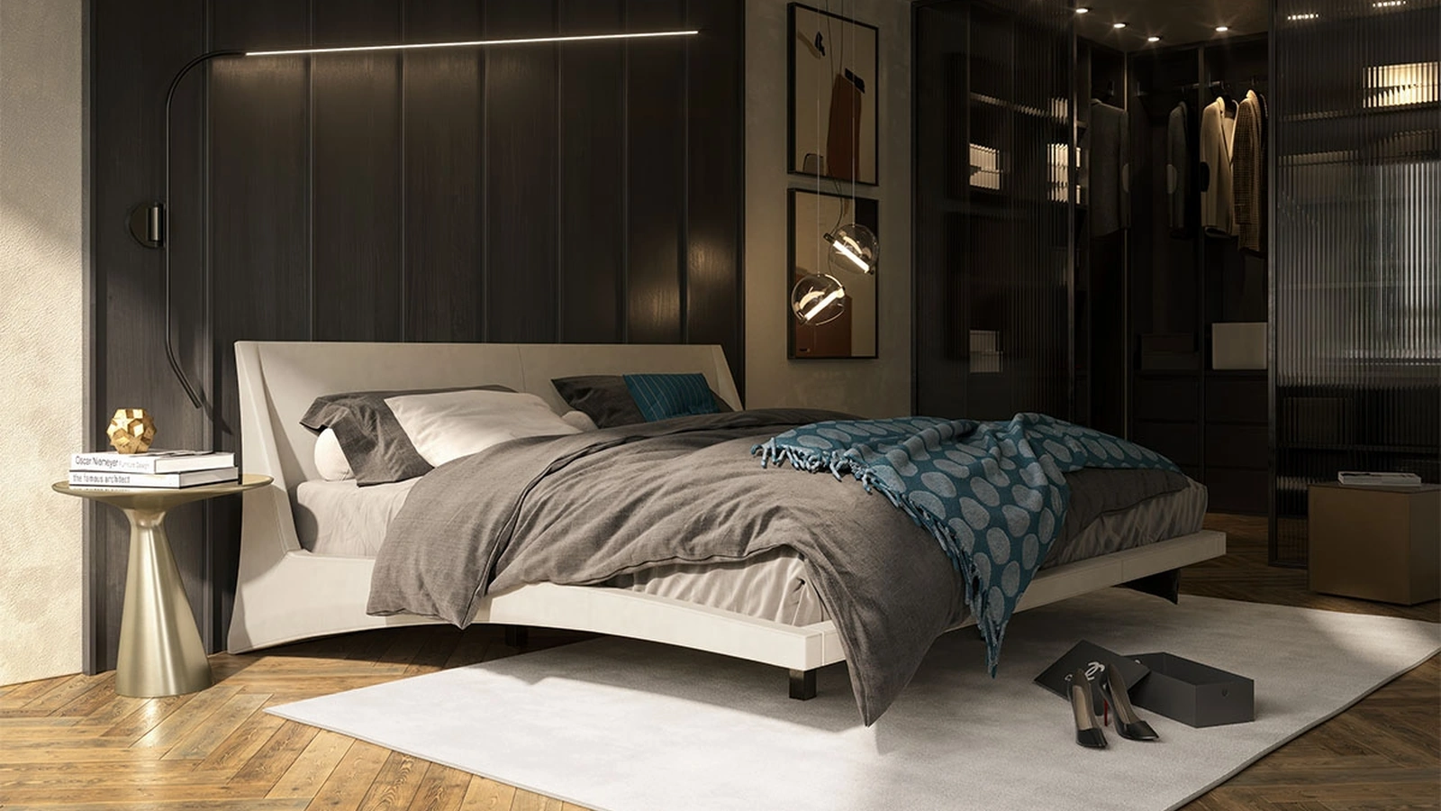 Letto di design Dylan di Cattelan Italia