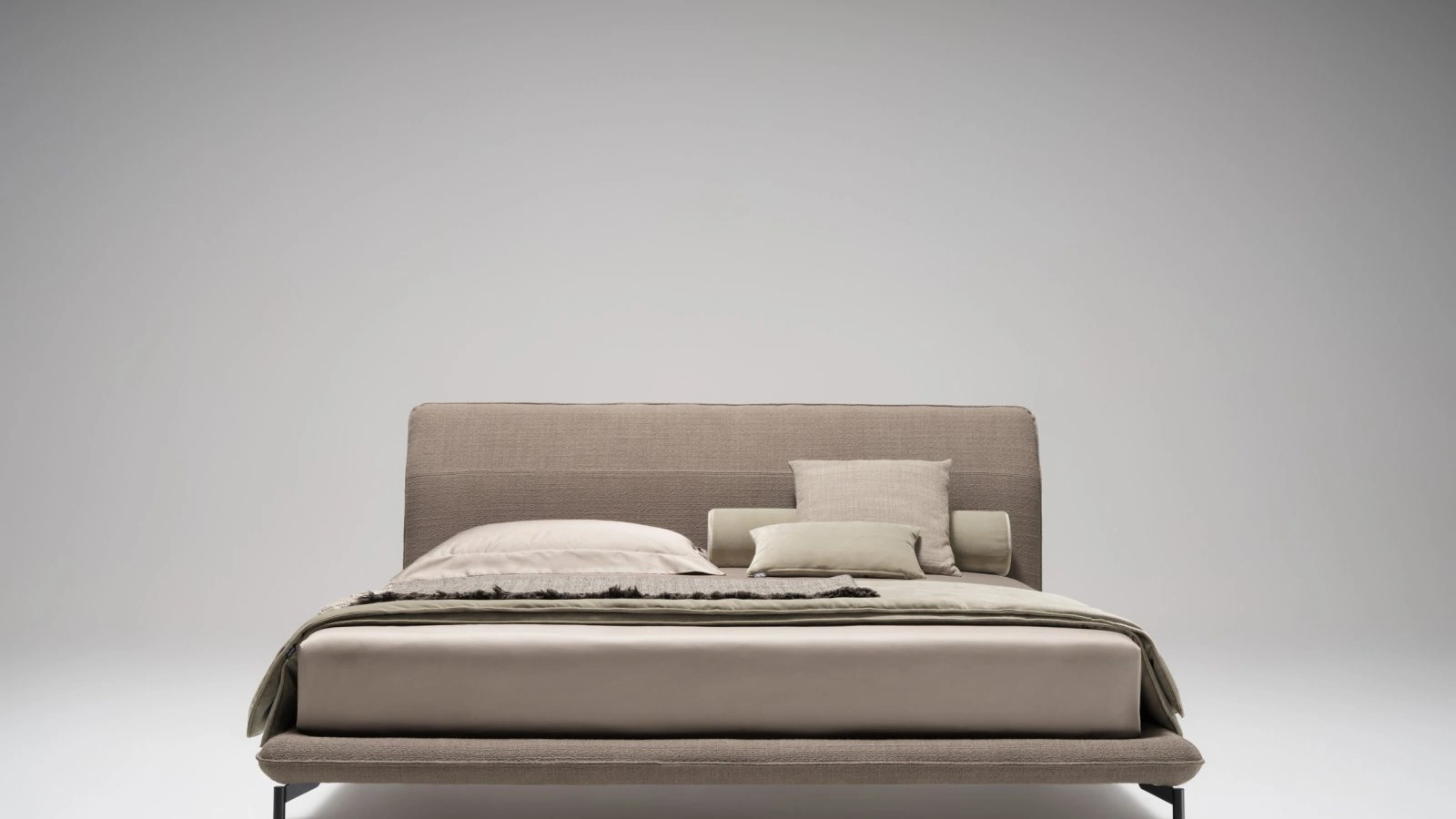 Letto in tessuto imbottito Elle di Twils