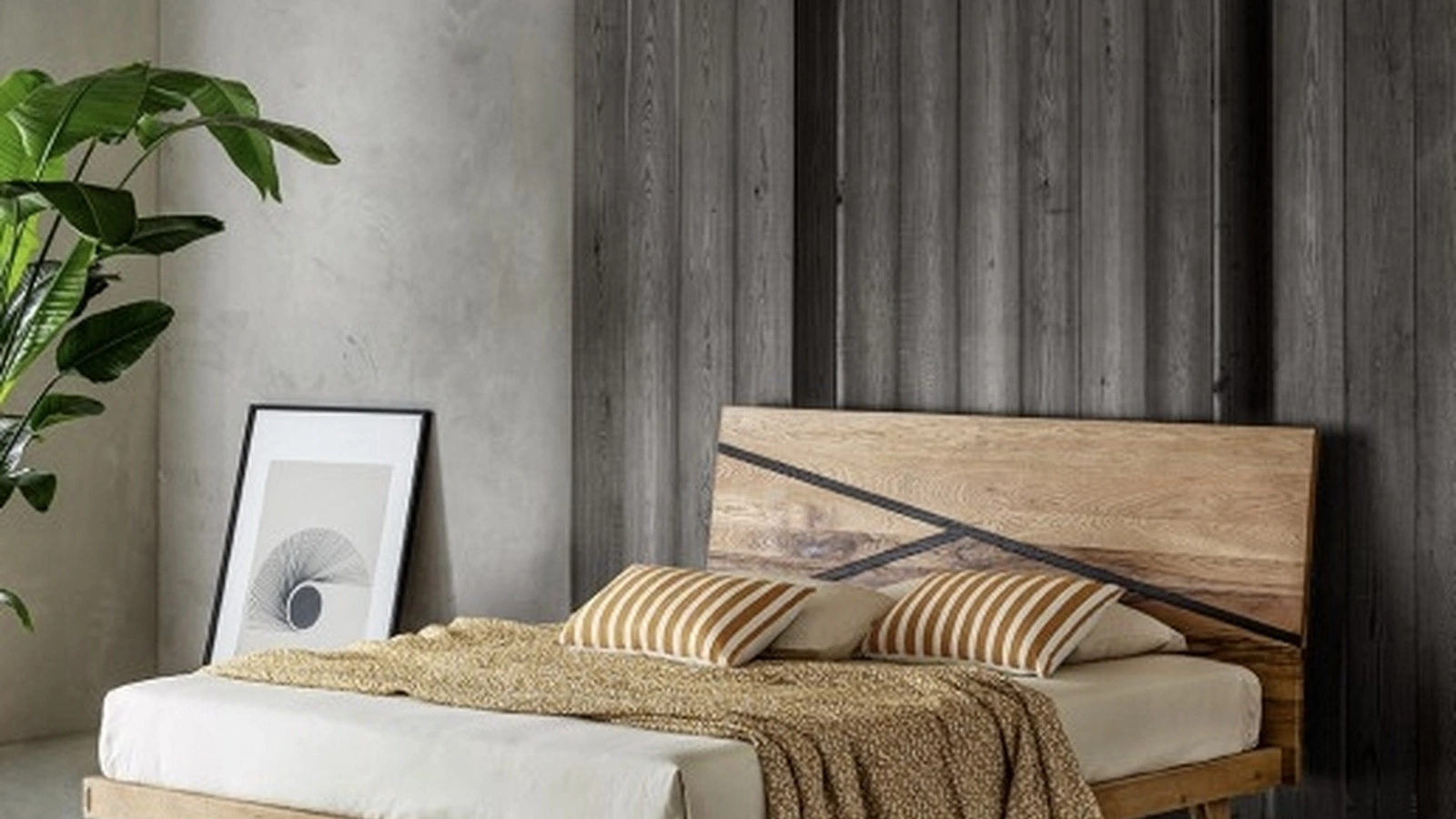 Letto Madeira in rovere nodato di Le Fablier