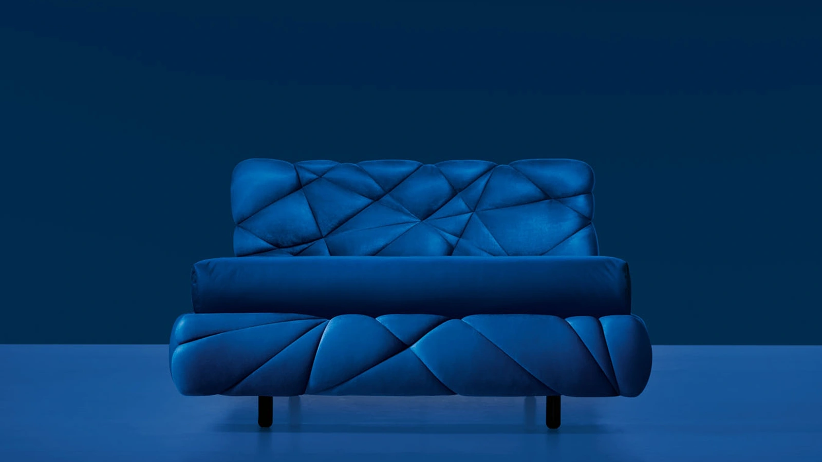 Letto imbottito Marvin di Noctis