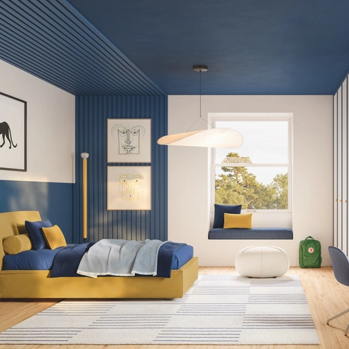 Letto singolo con box contenitore Ada di Twils