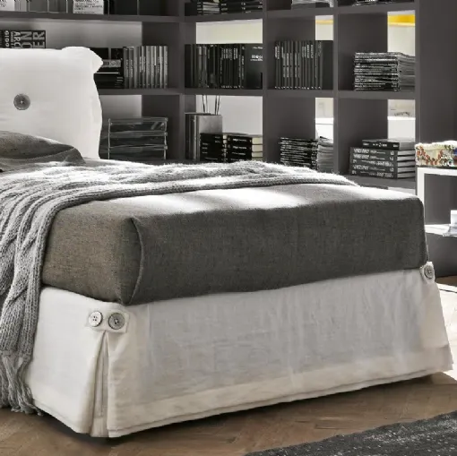 Letto singolo con testiera Amami di Tomasella
