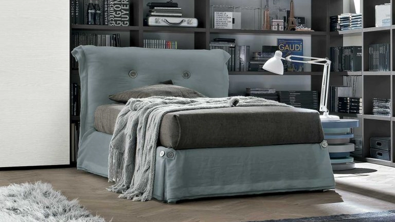 Letto singolo con testiera Amami di Tomasella