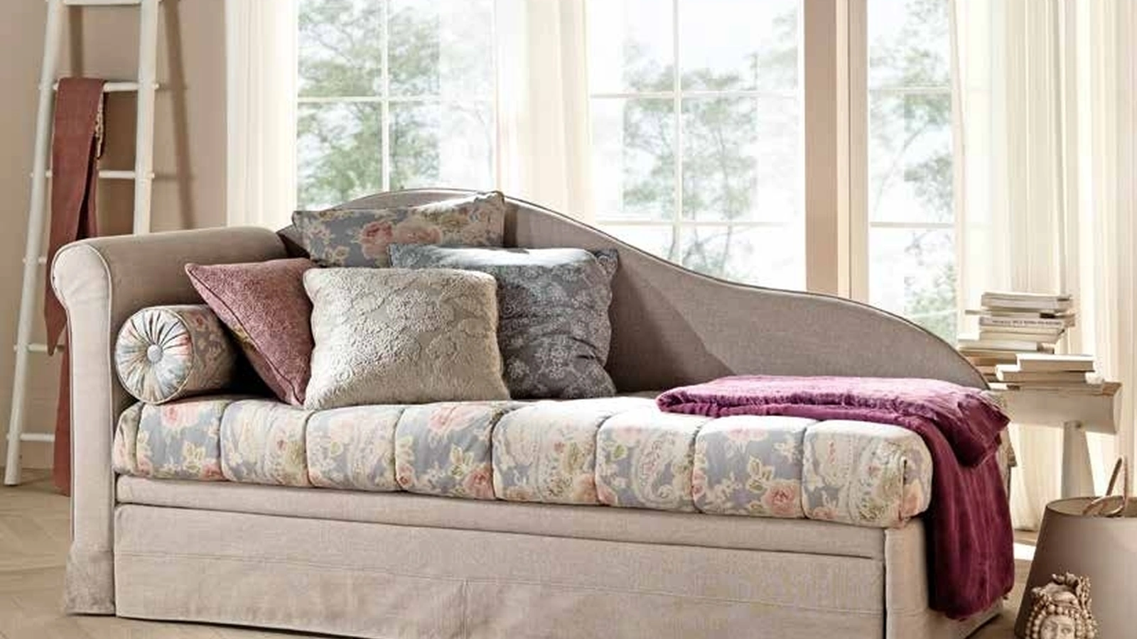 Letto Singolo Avena con letto estraibile di TreCi Salotti