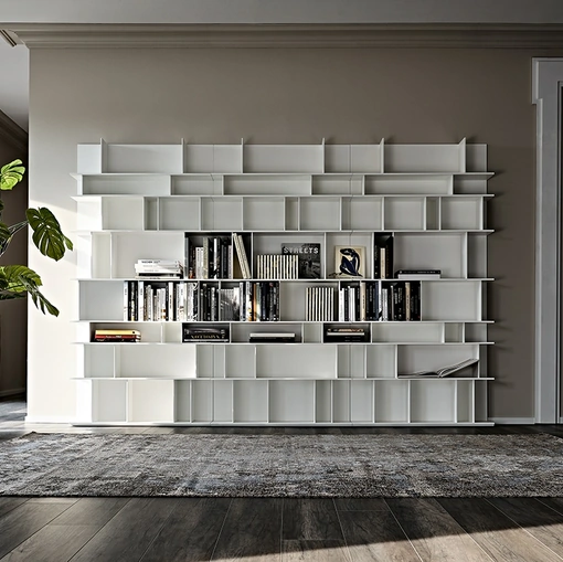 Libreria a muro Wally di Cattelan Italia