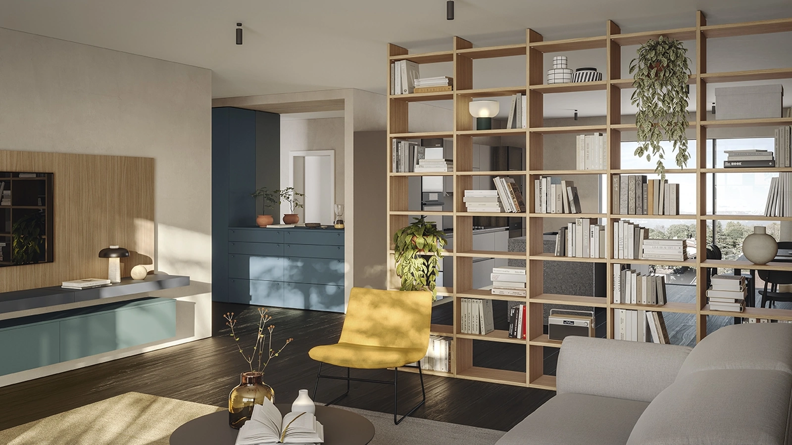 Libreria Golf Infinity A01 di Colombini Casa