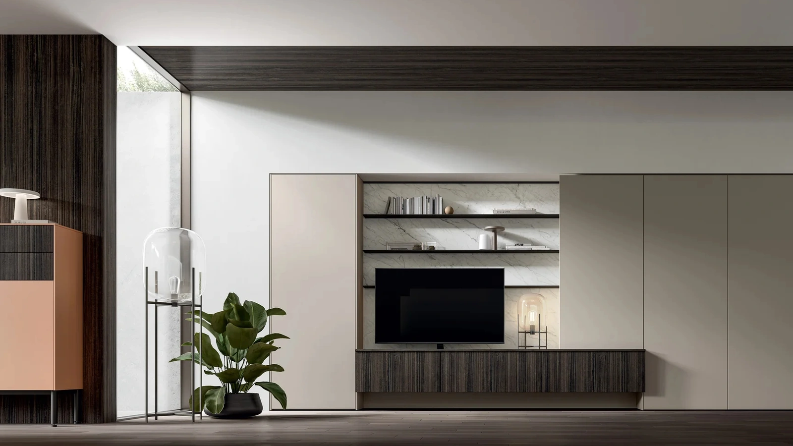 Parete Attrezzata Living Kali 02 di Arredo3