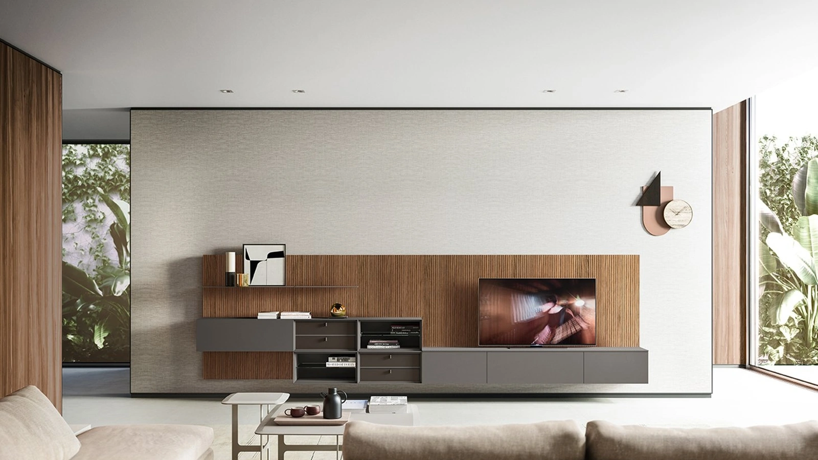 Parete Attrezzata Day Collection 03 di Alf Da Frè