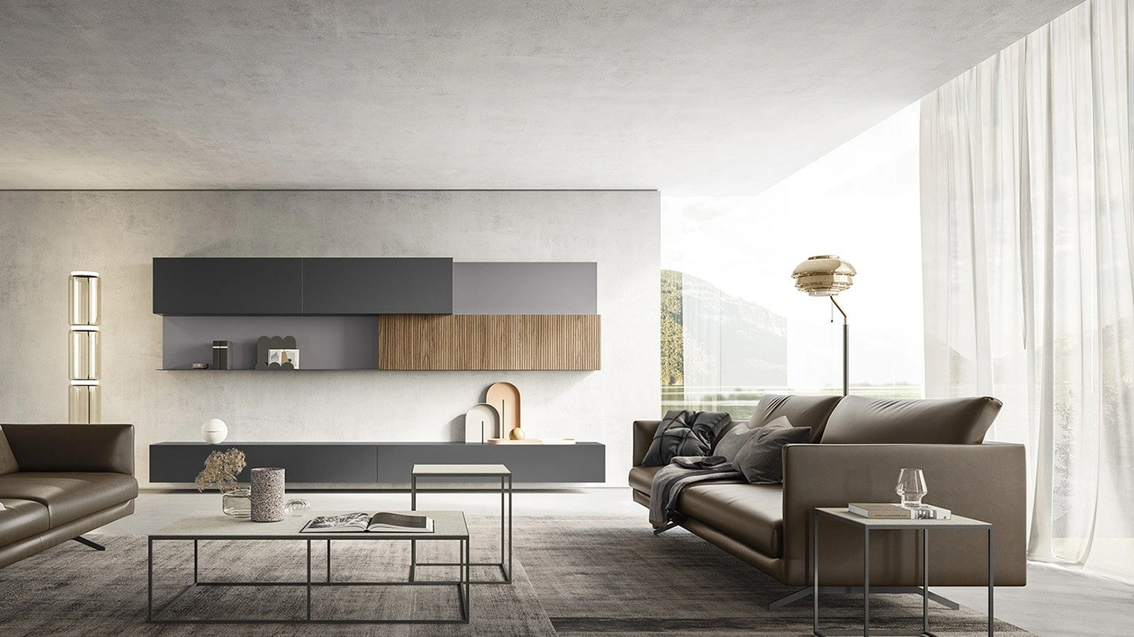 Parete Attrezzata Day Collection 05 di Alf Da Frè