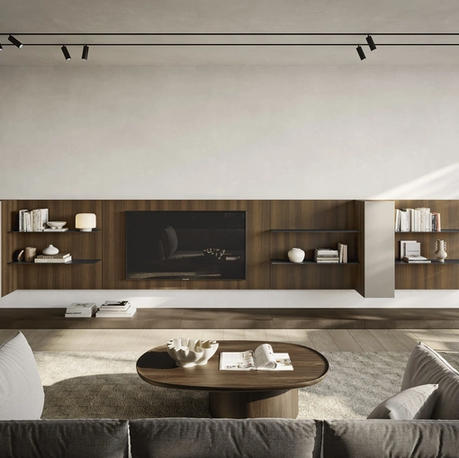 Parete Attrezzata Night & Day L02NS di Colombini Casa