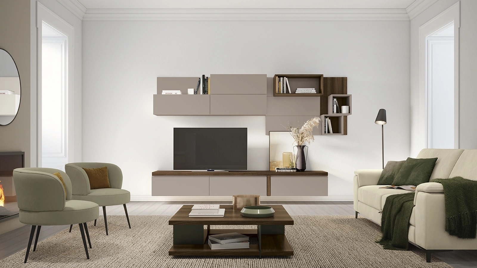 Parete Attrezzata Night & Day L14 di Colombini Casa