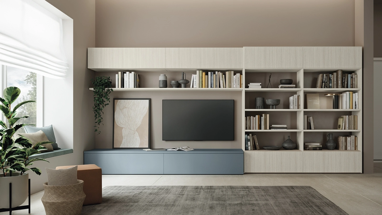 Parete Attrezzata Volo A001 di Colombini Casa