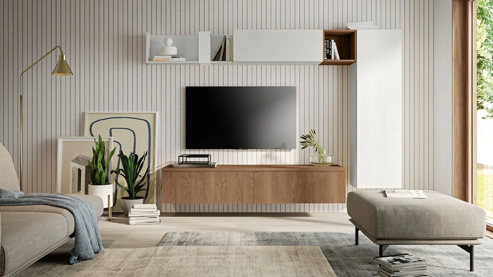 Parete Attrezzata Volo L011 di Colombini Casa