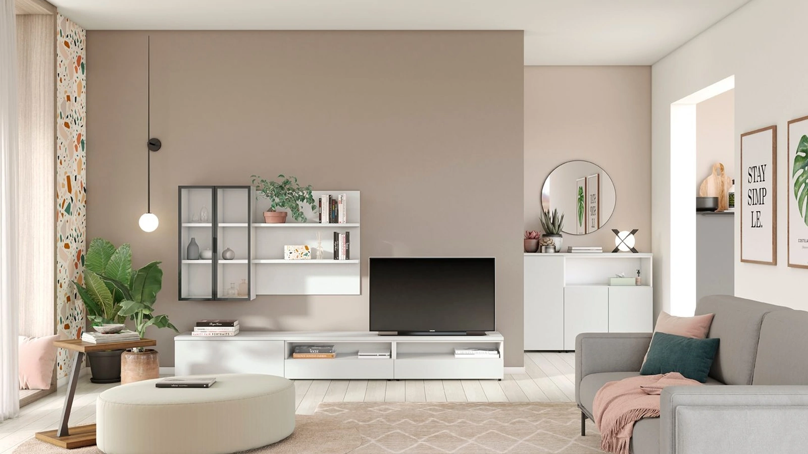 Parete Attrezzata Volo L016 di Colombini Casa