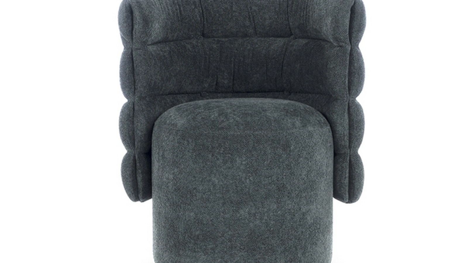 Poltroncina di design in tessuto imbottito Lady G di Calia