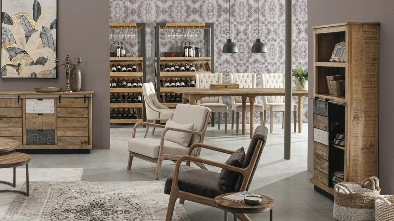 Poltrona in ecopelle e legno Ancilla di Bizzotto