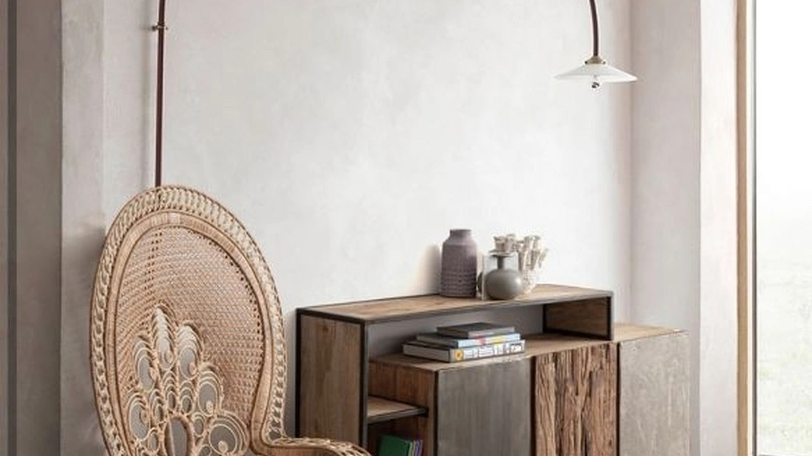 Poltrona in rattan Peacock di Bizzotto