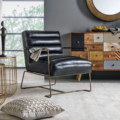 Poltrona Brianna in ecopelle di Bizzotto