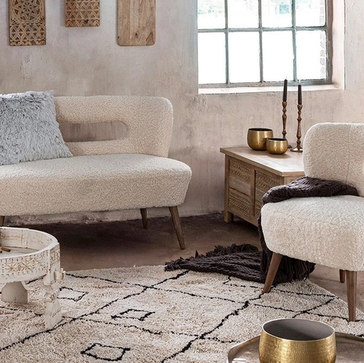 Poltroncina in tessuto Cortina di Bizzotto