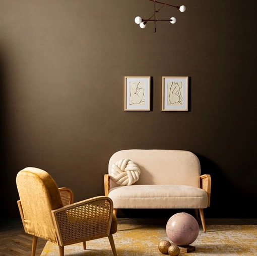 Poltroncina in velluto Dalida di Bizzotto