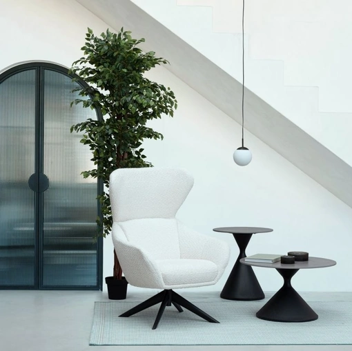 Poltrona girevole Hailey di Bizzotto