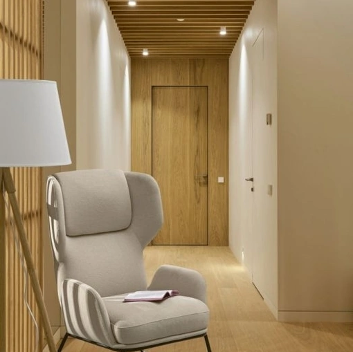 Poltrona in tessuto Ophelia di Bizzotto