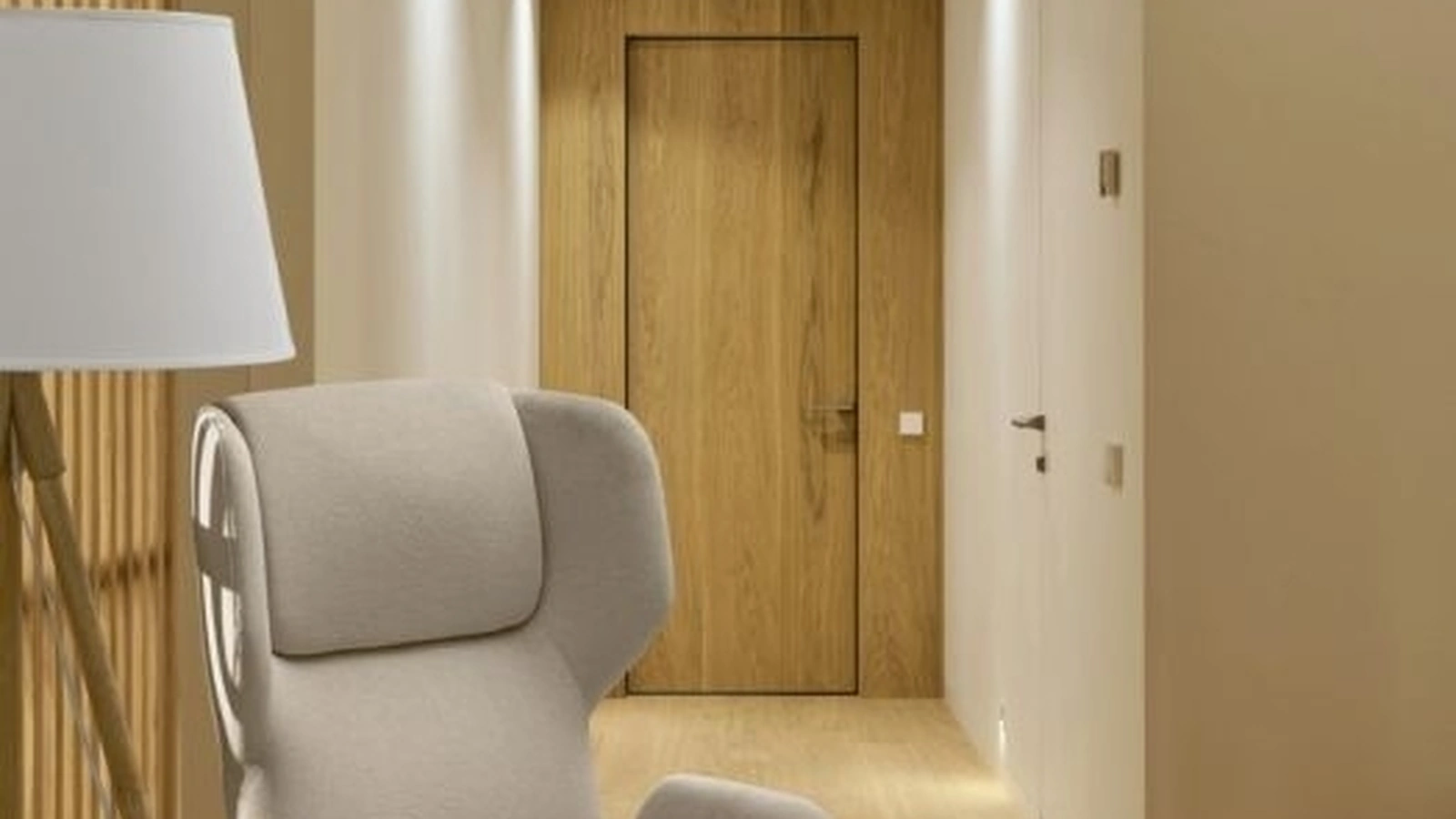 Poltrona in tessuto Ophelia di Bizzotto