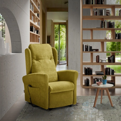 Poltrona Relax Lift Omega in tessuto imbottito de Il Benessere