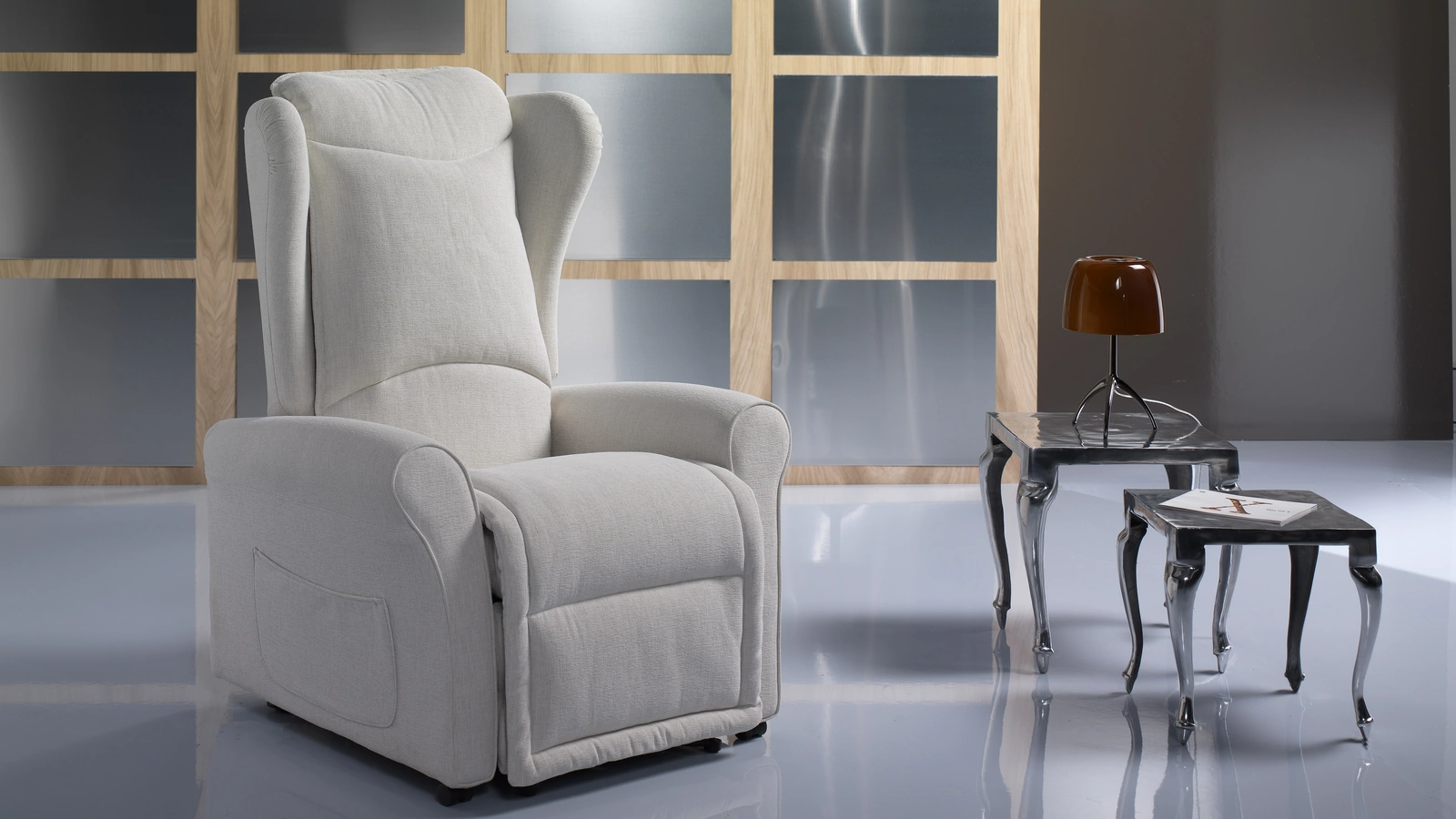 Poltrona Relax e Massaggio in tessuto Venere de Il Benessere