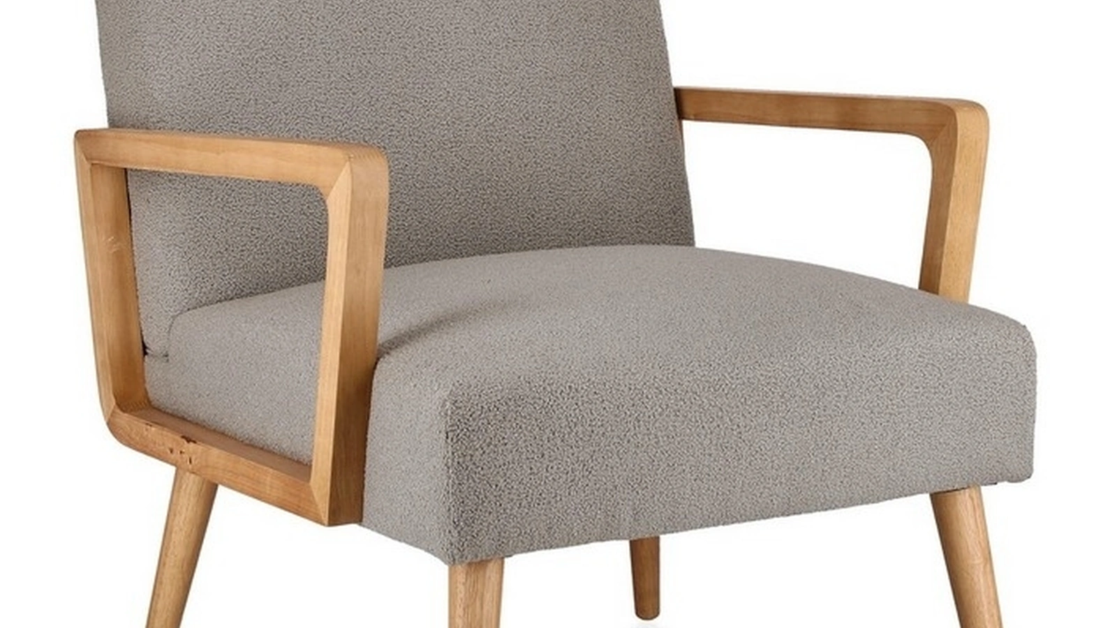 Poltroncina in tessuto e legno Veriana di Bizzotto