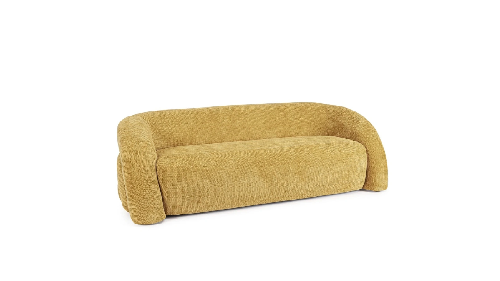 Divano lineare in tessuto imbottito Clemence di Bizzotto