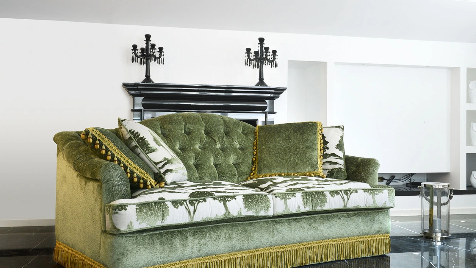 Divano classico Abba di TreCi Salotti