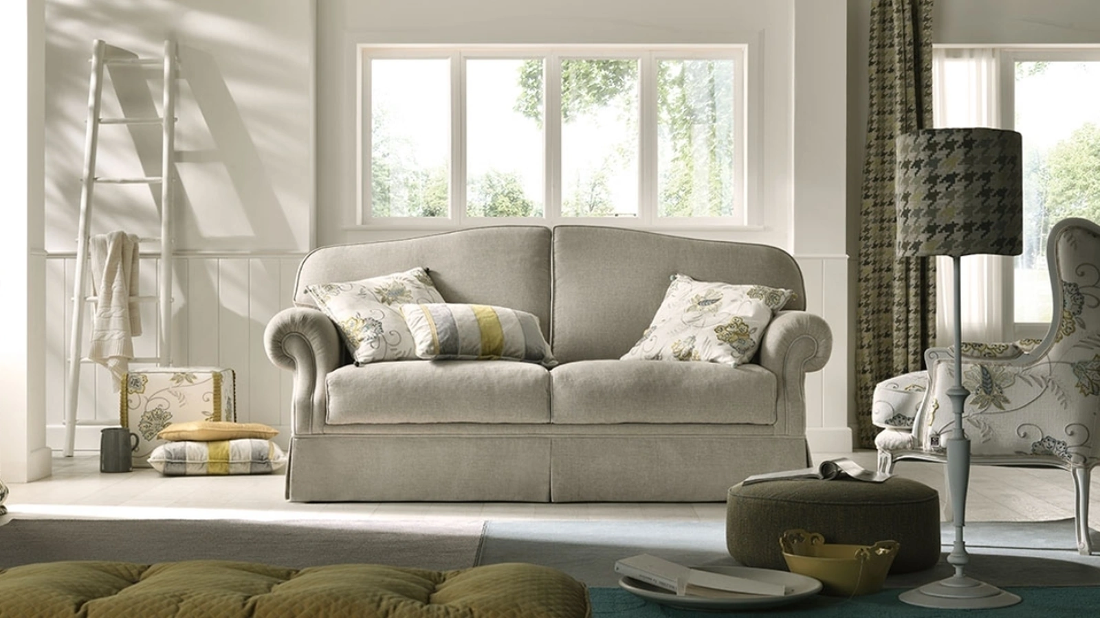 Divano lineare Anice di TreCi Salotti