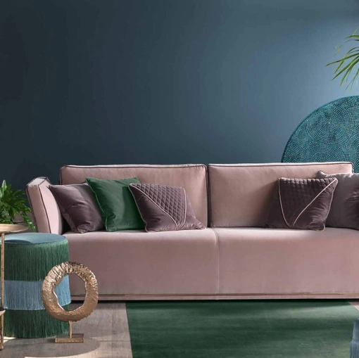 Divano lineare Bambu di TreCi Salotti