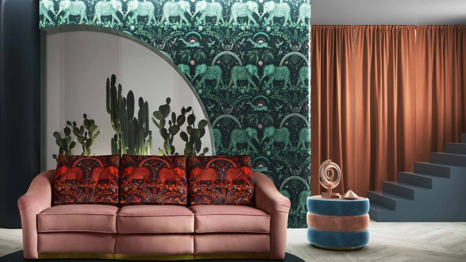 Divano lineare Barrito di TreCi Salotti